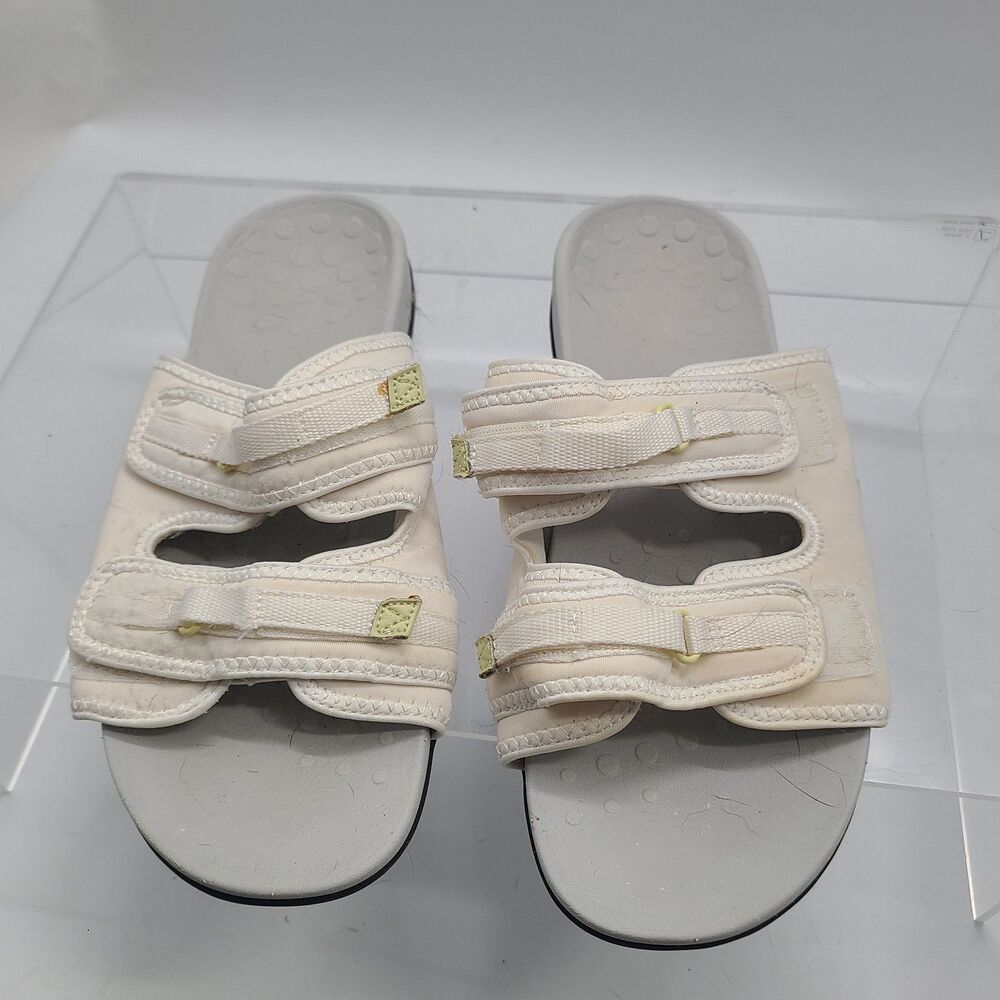 Women's White Vionic Sarah Slide Sandal,  Size 9.5